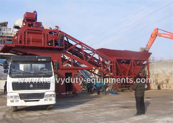 الصين Hongda HZS/HLS120 Concrete Construction Equipment 125kw Concrete Mixing Plants المزود