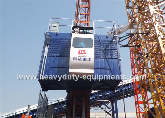 الصين 36M / Min Construction Hoist Elevator , Construction Site Elevator Safety Vertical Transporting Equipment المزود