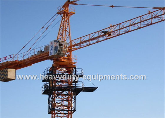 الصين Heavy Duty Construction Tower Crane 34M Free Height 5 Tons Max Load المزود