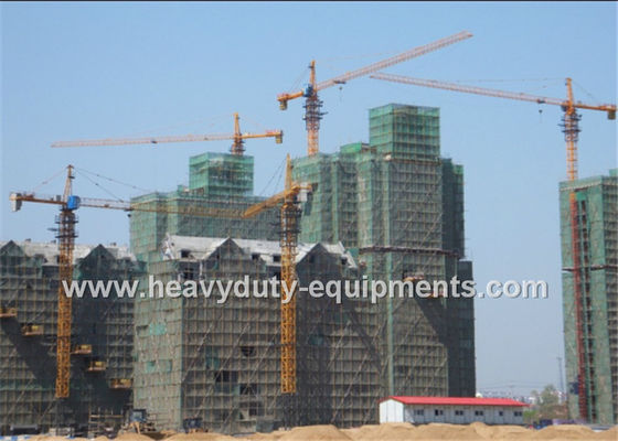 الصين Tower crane with free height 50m and max load 10 T with warranty for construction المزود