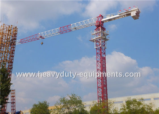 الصين Residential Buildings Horizontal Electric Tower Crane Jib Frame 3.1T Tip Load المزود