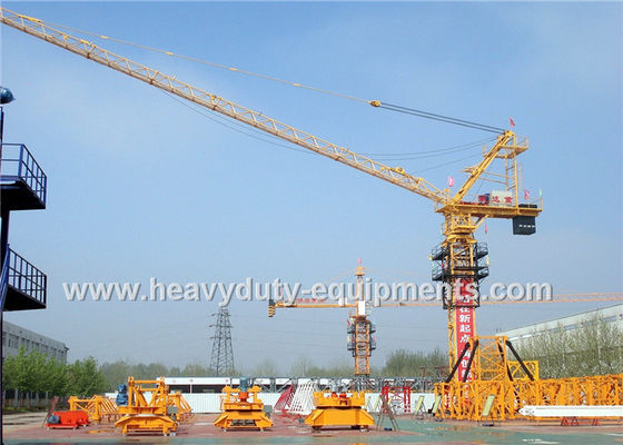 الصين Tower crane with free height 53m and max load of 16T equipped all necessary safety devices المزود