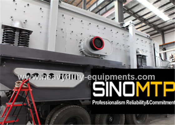 الصين Two - Spindle Body Stone Crusher Machine , Mobile Cone Crusher 6-75 mm Feeding المزود