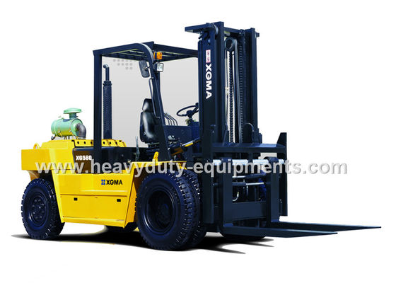 الصين Log Yard Heavy Duty 8 Tons Forklift Flexible Steering 10800Kg Deadweight المزود