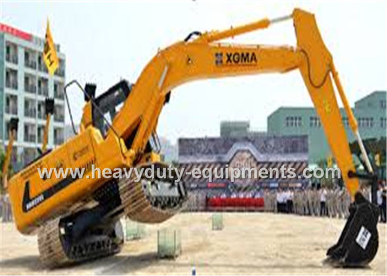 الصين Crawler Mounted Hydraulic Mining Excavator Long Boom 4941mm Track Length المزود