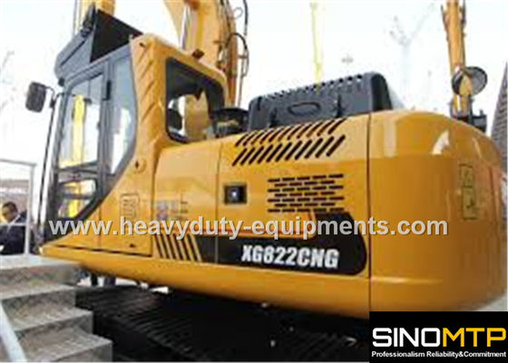 الصين 35° 1.6 cbm Hydraulic Crawler Excavator Heavy Equipment XGMA XG822CNG المزود