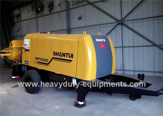 الصين SHANTUI HBT6008Z trailer pump adopted to achieve good concrete suction performance المزود