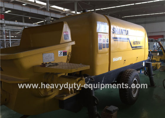الصين SHANTUI HBT8016R concrete pump trailer adopts original VOLVO diesel engine المزود