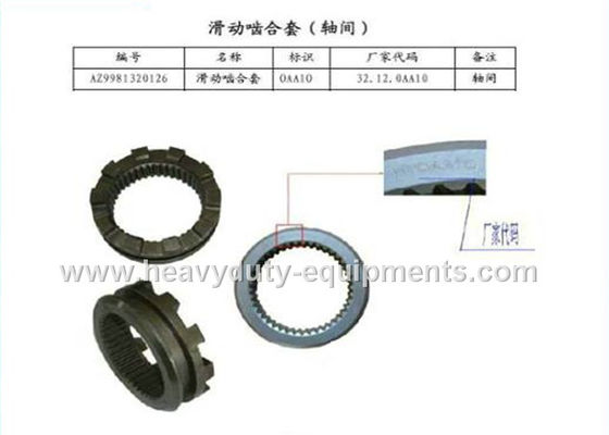 الصين Vehicle Spare Parts sliding shift sleeve number AZ9981320126 المزود