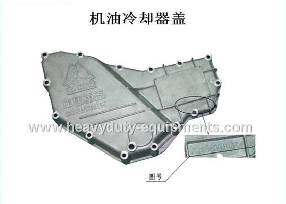 الصين Oil cooler cover HOWO Spare Parts number VG1540010014 with warranty المزود