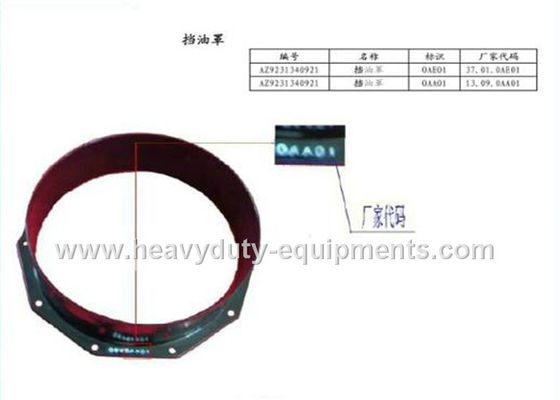 الصين Ring gear HOWO Spare Parts number AZ9981340051 with warranty المزود