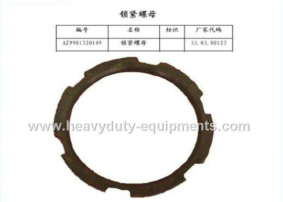 الصين sinotruk spare part locking nut part number AZ9981320149 for howo trucks المزود