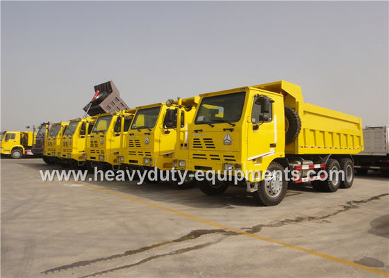 الصين 371HP SINOTRUCK HOWO 70 tons mining dump truck , parabolic leaf spring Tipper Dump Truck المزود