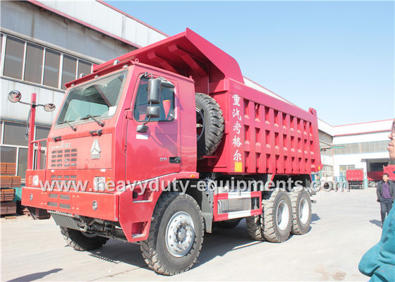 الصين Sinotruk HOWO mining dump truck / tipper special truck 371hp  with front lifting cylinder المزود