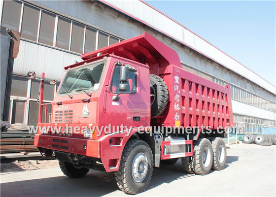الصين 6x4 mining dump truck with HW7D cab and reinforce frame ISO / CCC Approved المزود