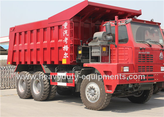 الصين 70 tons 6X4 Mine Dump Truck brand Sinotruk HOWO with HYVA Hdraulic lifting system المزود