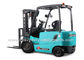 LCD Instrument Forklift Lift Truck Battery Powered Steering Axle 2500Kg Loading Capacity المزود