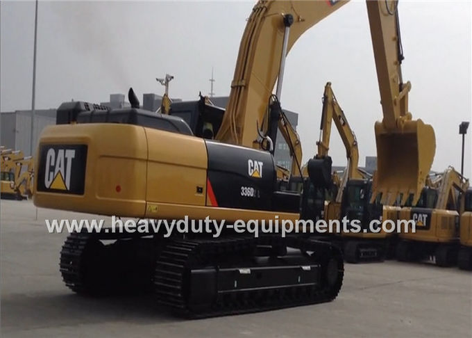 Caterpillar excavator equipped with mechanical suspension seat in standard Cab
