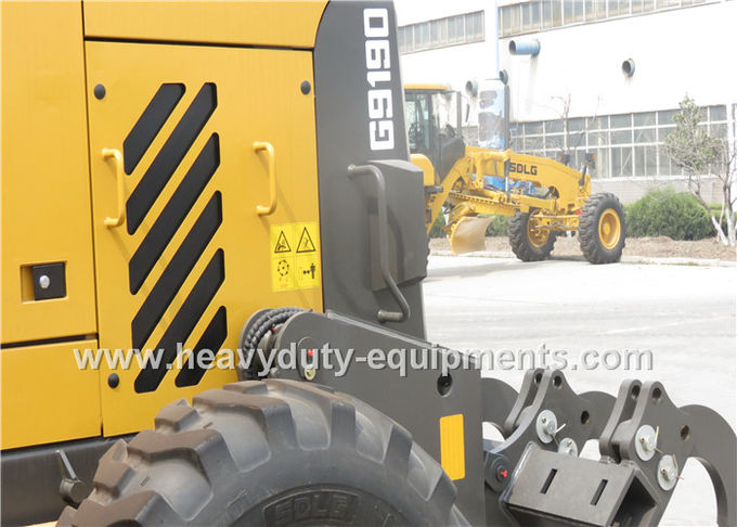 ROPS cabin SDLG Motor Grader G9190 Road Construction Equipment With Middle Rock Ripper