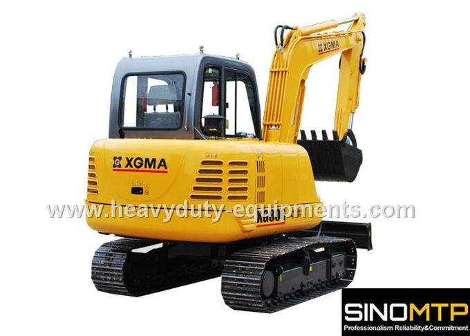 XGMA XG806 hydraulic excavator equipped with standard attachment in 0.22 cbm